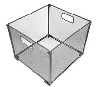 VILLCASE Porte-Documents en Maille Métallique, Grosse Taille, Cadre en Fer Pliable, Organiseur de Dossiers Suspendu pour Bureau, Support de Classement Multifonction, Rangement Pratique