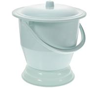 VILLCASE Pot à Urine avec Couvercle Épais Seau Urinoir Portable pour Maison Résistant aux Taches et Facile à Nettoyer