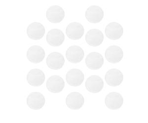 VILLCASE Protection Transparente Étui Lisse et Solide pour 55mm Badge Rond en Pvc pour Protéger Lot de 20 Pièces Badge Fragile pour Souvenirs