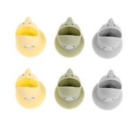 VILLCASE Protège-brosses à Dents en Silicone 6 Pièces, Support Debout | Étui de Voyage, Usage Maison ou Déplacements Professionnels, Nettoyage Facile, Repérage Rapide, Famille et Colocataires