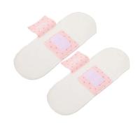 VILLCASE Protège-slips Maman en Coton Blanc Réutilisables et Portables, Lot de 2pcs Confortables pour Femmes et Femmes Enceintes, Serviettes Hygiéniques Lavables et Respirantes