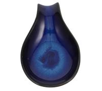VILLCASE Récipient à Sauce Multifonction en Céramique 7.09x4.13 Pouces, Porte-cuillère Intégré, pour Trempette Chili et Maison