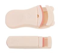 VILLCASE Recourbe-cils Portable en Plastique avec Pince Large, 2pcs avec Coussinets en Silicone de Remplacement pour Bouclage Naturel, Outil Maquillage pour Femmes Quotidien