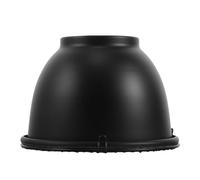VILLCASE Réflecteur Direction Chaleur avec Couvercle en Maille de Lampe Chauffante en Aluminium Noir pour Terrarium pour Geckos et Lampes Chauffantes