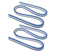 VILLCASE Règle Courbe Flexible de Couture 60 Cm 2 Pièces pour Couturiers Professionnels Outils de Mesure Précis Artisanat et Conception Vêtements Textile