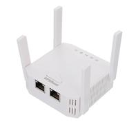 VILLCASE Répéteur WiFi 300 Mbps à 4 Antennes Externes pour Maison, Amplificateur De Signal sans Fil, Routeur WiFi avec Fonction De Connexion Facile, Compatible Tension Ac220-240, Blanc Européen