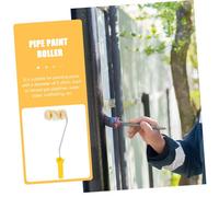 VILLCASE Rouleau à Peinture Pinceau de Recharge Brosse pour Tuyaux Barres Plâtre Surfaces Courbes Outil pour Finition Précise sur Objets Cylindriques Usage Professionnel et Domestique