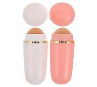 VILLCASE Rouleau Absorbant Contrôle de L'huile L'excès de Sébum Visage en Pierre Naturelle 2pcs, Doux pour Peau Sensible Voyage Bureau