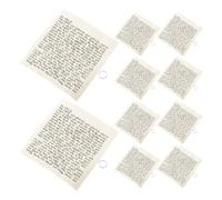 VILLCASE Rouleau de Bénédiction Argenté 15pcs en Papier et Fer, Décoration Murale Élégante pour Fêtes Juives et Pendaison de Crémaillère, Installation Facile et Solide