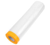 VILLCASE Rouleau de Film Isolant pour Fenêtre Kit d'Isolation Thermique Rétractable Film aux Intempéries pour L'Hiver Adaptable à Toutes Tailles 1 Kit