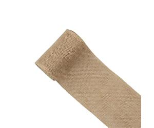 VILLCASE Rouleau De Ruban De Jute De 12 Cm De Large Bande De Lin Créative pour Travaux Manuels De Noël Et De Mariage