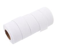 VILLCASE Ruban Ourleur à Chevrons 3,5 Cm X 5 M - 5 Rouleaux de Ruban Thermocollant en Polyester pour Ourlet Robe de Mariée, Accessoires Couture, Doublure Résistante Anti-effilochage