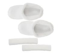 VILLCASE Semelles Intérieures Moelleuses et Chaudes pour Sabots D’Hiver Doublures Amovibles et Lavables en Peluche Épaisse Taille 40-41 Protège-Talons Confortables pour Chaussures