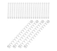 VILLCASE Serrage-tête Métal Argenté 7cm Ressort Compressé en Acier Inoxydable, 200 Pièces pour Créations DIY et Accessoires Cheveux Confortables pour Femmes et Filles