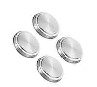 VILLCASE Set De 4 Couvercles De Brûleur En Acier Inoxydable Housses De Poêle Ronde Accessoires Cuisine Réutilisables Pour Cuisinière Électrique Design Élégant Et Chic