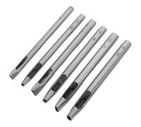 VILLCASE Set de 6 Poinçons en Acier Inoxydable pour Cuir Perforatrice Précise Multifonctionnelle, pour Ceintures et Bracelets de Montre en Loisirs Créatifs