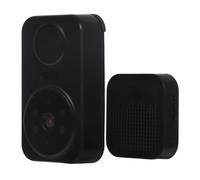 VILLCASE Sonnette sans Fil Intelligente Wifi avec Nocturne Installation Facile Consommation Carillon Visuel pour Maison Sécurisée