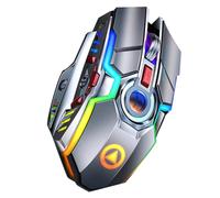 VILLCASE Souris Gaming sans Fil RGB Ergonomique Boutons Rechargeable Ghz Distance pour Joueurs Pc