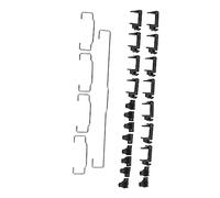 VILLCASE Stabilisateur De Touches Clavier Mécanique Kit Barre Stabilisatrice 6,25u Et 2u Accessoire Informatique pour Gamers Usage Bureau Couleur Noire Compacte Légère