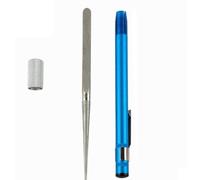 VILLCASE Stylo Aiguiseur Diamant Portable Multi-usage pour Couteaux Céramiques et Cutters, Outil de Meulage Compact Bleu Camping et Usage Extérieur