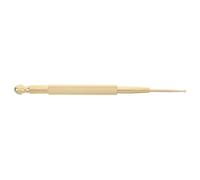 VILLCASE Stylo D'acupuncture Rétractable à Double Tête en Laiton, Bâton de Massage Musculaire Compact pour Points de Pression, Outil de Massage Portable pour Tête, Nuque et Épaules