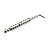 VILLCASE Stylo de Massage en Argenté avec Tête Ronde pour Détecter les Points D'acupuncture, Stimulation Propre et Indolore, Masseur de Points D'oreille