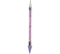 VILLCASE Stylo de Sélection Professionnels et Débutants Double Embout en Acrylique, Outil de Pointillage Facile à Utiliser pour Nail Art Accessoire pour Décoration D'ongles