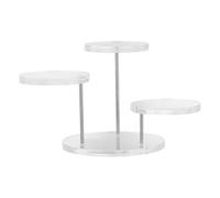 VILLCASE Support de Bijoux de Mode Boucle Doreille Anneau Bracelet Collier Support Acrylique Affichage Présentoirs de Bijoux Multicouches pour Magasin à La Maison