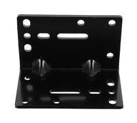 VILLCASE Support de montage pour treuil de remorque, plaque en acier noir, charge 3500 lb, répartition de charge, pour remorques de bateau
