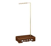 VILLCASE Support de Pinceaux Calligraphie Bois de Poulet Rack de Rangement à Crochets pour Séchage Vertical Porte-pinceaux Multifonction pour Calligraphie et Stylos Accessoire de Bureau