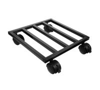 VILLCASE Support de Plante Mobile avec roulettes Base Métallique Stable pour Pots de Fleurs Intérieurs Plateau Relevé Anti-débordement Support Robuste pour Jardinière et Plantes Lourdesses