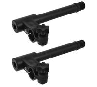 VILLCASE Support de Plateau et Compatible Large pour Fauteuil Roulant en Plastique Noir, Fixation Stable pour Repas et Travail des Utilisateurs à Mobilité Réduite