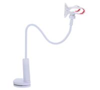 VILLCASE Support de Smartphone à Clip Réglable Base en Silicone Antidérapante pour Bureau et Appui-Tête