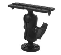 VILLCASE Support Multifonctionnel Rotatif pour Sondeur de Kayak Montage Durable Compatible Détecteur Poisson et Accessoires Rotation Ajustable pour Truite et Carpe