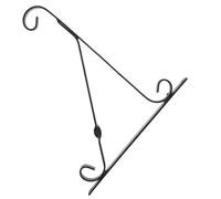 VILLCASE Support Mural pour Jardinière Fer Forgé Crochet Suspendu Robuste pour Pots de Fleurs Panier Suspendu Décoratif pour Balcon et Jardin Support Plante Intérieur et Extérieur