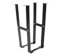 VILLCASE Support PC Suspendu en Acier Carbone Réglable sous Bureau 20.5 Pouces Noir Vernissage pour Usage Bureautique