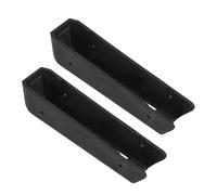 VILLCASE Support pour Balance de Cuisine numérique Noir en Plastique avec vis et adhésif, Design modulaire antidérapant, Parfait pour Organisation sous étagère et Garde-Manger