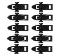 VILLCASE Support pour Canne à Pêche en Abs avec Coussin Protecteur Porte-hameçons Sécurisé pour Leurres Lot de 10 Sets pour Pêche en Mer et Carnassier
