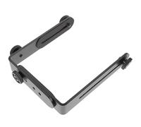 VILLCASE Support pour Flash Cobra et Support pour Caméscope en Métal Noir, Équerre L Antidérapante Vis 1/4 Pouce, Fixation Stable pour Accessoires Photographie