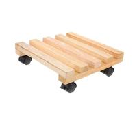 VILLCASE Support pour Plantes Bois Naturel Petit Porte-Plantes Intérieur Étagère Multi-Usage pour Pots de Fleurs Plantes et Cactus Stable et Robuste pour Balcon et Salon