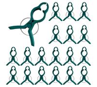 VILLCASE Support pour Plantes Pince Flexible et Facile à Utiliser 60 Clips en Plastique Vert pour Tiges de Tomate et Orchidée, pour Jardinage