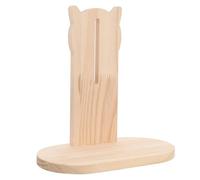 VILLCASE Support Roue Bois pour Hamster Cadre Rotatif Silencieux pour Exercice Base Stable et Légère Accessoires pour Cage Hamster Nain Rack de Rangement Pratique