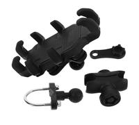 VILLCASE Support Téléphone Moto Anti-Vibration pour Guidon Fixation avec Absorption de Chocs pour Moto Scooter Électrique et VTT Support Navigation Mobile Sécurisé Antivol