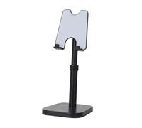 VILLCASE Support Téléphone Portable Alliage Aluminium Rotatif et Télescopique Support pour Téléphone et Tablette Bureau et Voyage Robuste et Polyvalent Noir