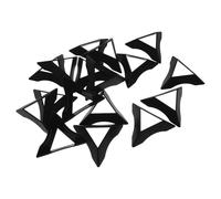 VILLCASE Support Triangulaire en Plastique Noir pour L'organisation et L'affichage de Cubes Puzzle Lot de 20 Pièces Léger et Portable de Cubes Puzzle pour Cube