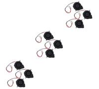 VILLCASE Système De Refroidissement Amélioré pour Imprimante 3D 3 Ensembles : Ventilateur 12 v 15 mm Grand Flux Dair Abs Robuste Câble De 30 cm Connecteur À 2 Broches 3 pièces X 3