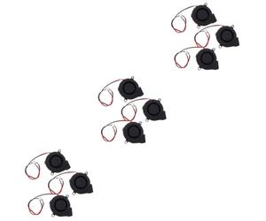VILLCASE Système De Refroidissement Amélioré pour Imprimante 3D 3 Ensembles : Ventilateur 12 v 15 mm Grand Flux Dair Abs Robuste Câble De 30 cm Connecteur À 2 Broches 3 pièces X 3