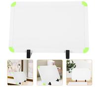 VILLCASE Tableau D'écriture Magnétique Double Face en Plastique Blanc, Tableau Effaçable à Sec pour Laisser des Messages, pour Décor et Bureau Support Pratique