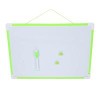 VILLCASE Tableau Magnétique Double Face Tableau Mémo Pratique et Stable en Pvc Vert Design Élégant et Suspendu pour Bureau, pour Notes et Dessins