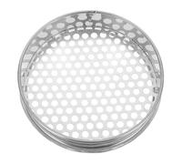 VILLCASE Tamis de Jardin Acier Inoxydable Maille Ronde Filtre à Terre et Compost Outil Portable pour Tamisage et Affinage du Sol